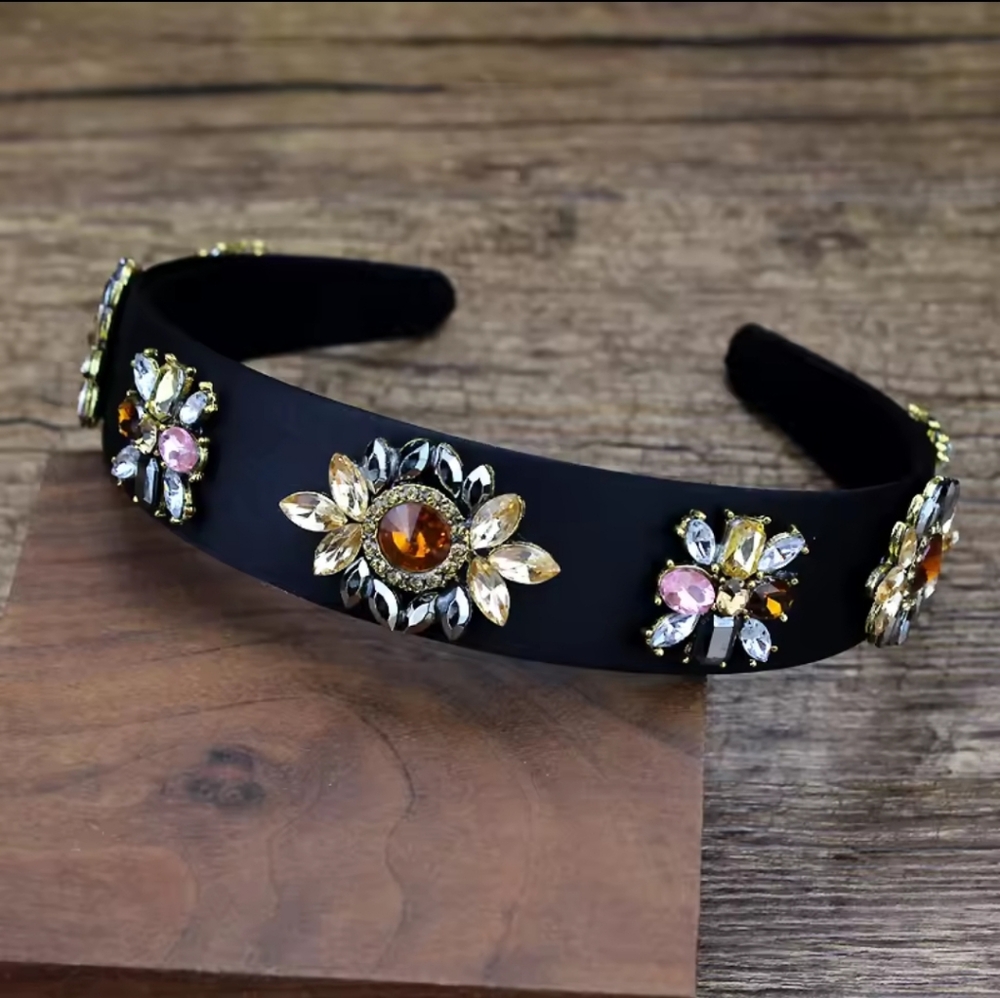 Korea Fashion Crystal Headband For Women Rhinestone Hairband Hair Accessory